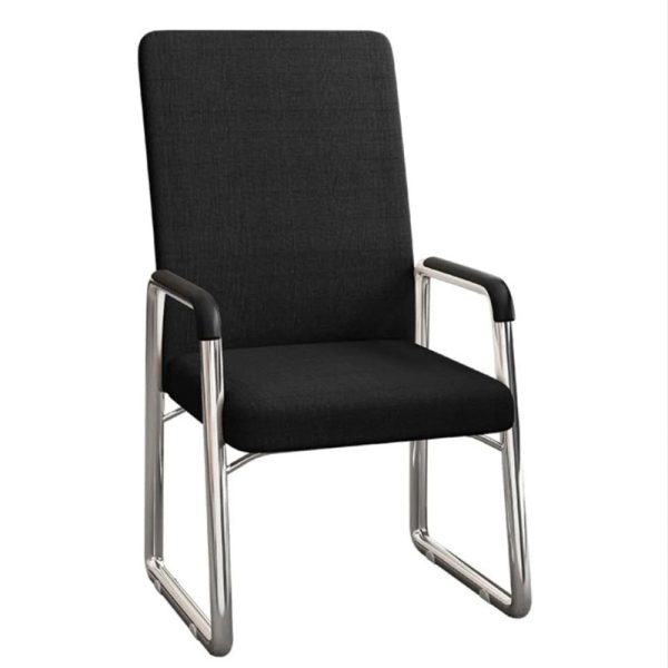 Modern Simplicity Mesh Fabric Leather Sponge Latex Steel Square Desk Chair Backrest Armrest For Home Office - Image 17