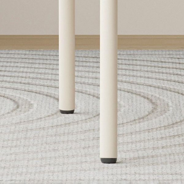 Contemporary Creative Square Iron Wool Vanity Stool Backrest Armless For Bedroom - Image 7