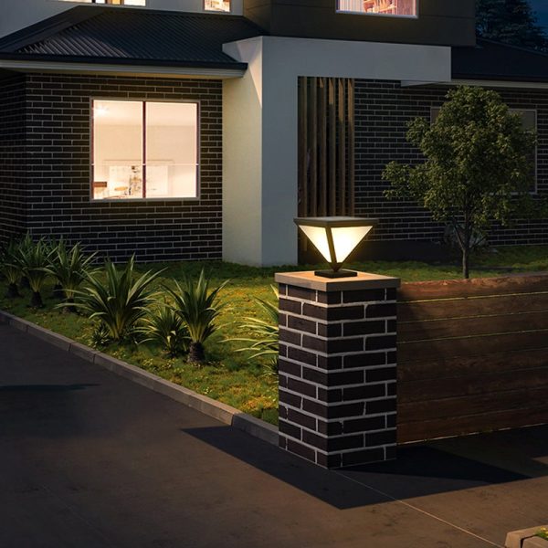 Solar Powered Geometric Shape LED Waterproof Solar Lights Outdoor Lamp - Image 2