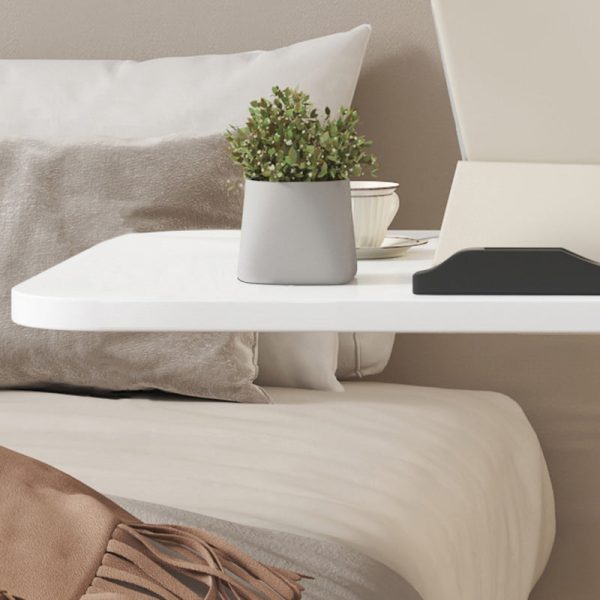 Modern Minimalist Liftable Foldable Rectangular Density Plate Steel Frame Side Table For Living Room - Image 8