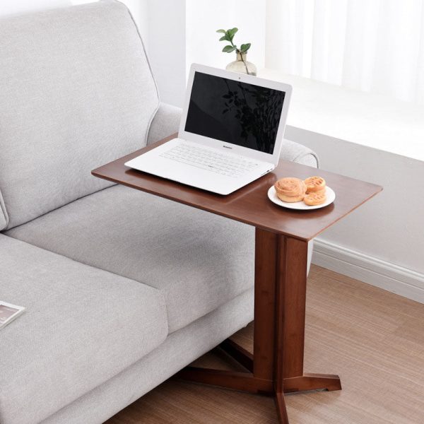 Modern Minimalist Square Wood End Table For Living Room - Image 3