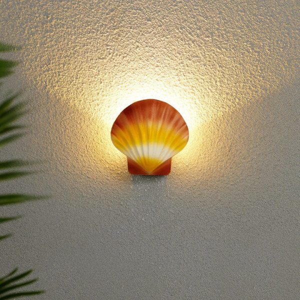 Outdoor Creative Shell Design Aluminum LED Waterproof Wall Sconce Lamp - Image 24