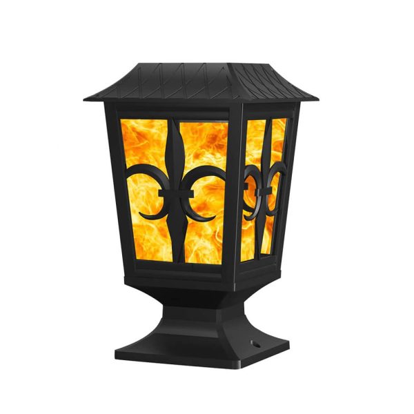 Outdoor Solar Flame Blinking Lantern LED Waterproof Garden Decorative Landscape Light - Image 6