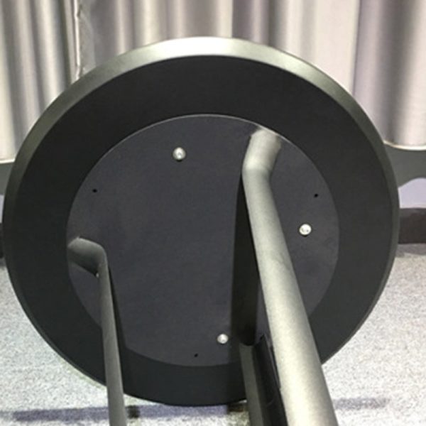 Modern Minimalist Round Iron Steel Plate Bar Table For Dining Room - Image 8