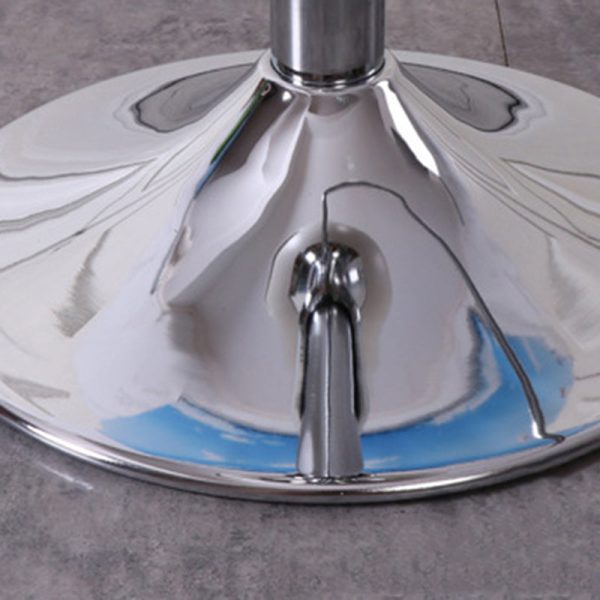 Modern Simplicity Iron ABS Round Bowl Hollowed Bar Stool Footrest Swivel For Kitchen - Image 6