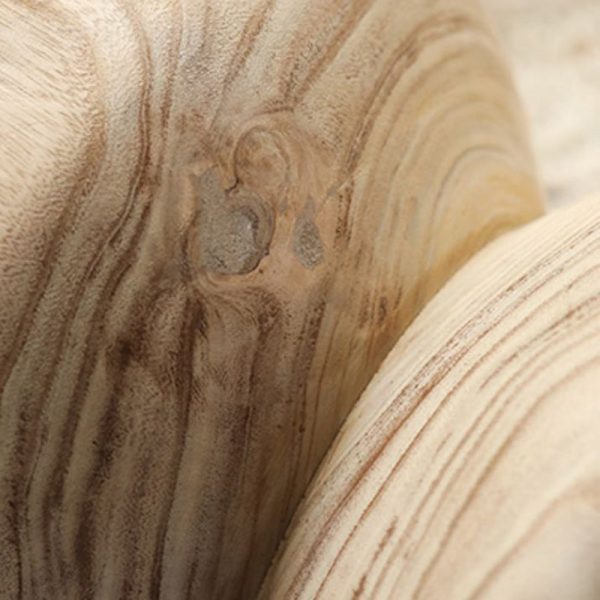 Traditional Vintage Round Column Wood End Table For Bedside - Image 10