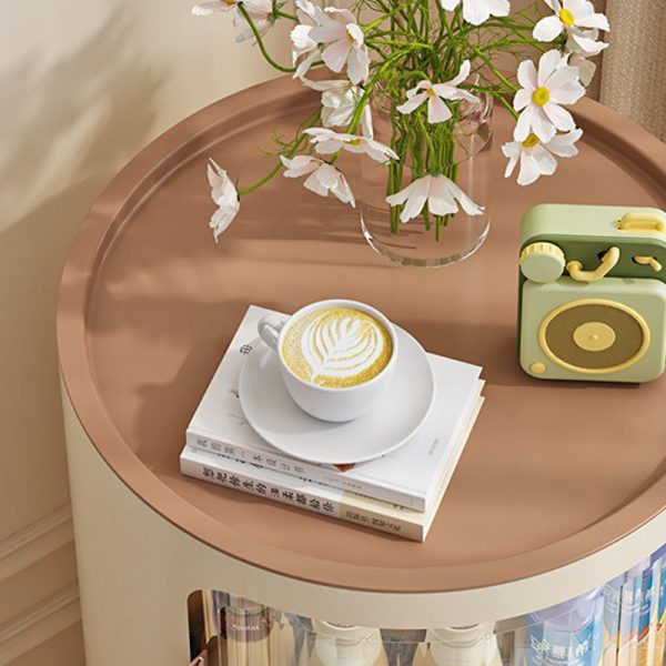 Contemporary Creative Round PP PET End Table 2/3/4 Storage For Living Room - Image 5