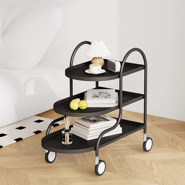 Modern Minimalist Rectangular Steel Side Table 3-Tier For Living Room - Image 6