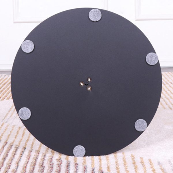 Modern Minimalist Round Iron Steel Plate Bar Table For Dining Room - Image 12