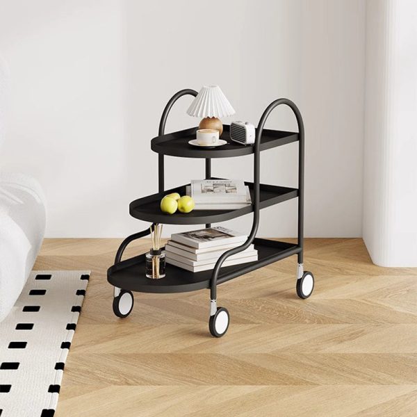Modern Minimalist Rectangular Steel Side Table 3-Tier For Living Room - Image 7