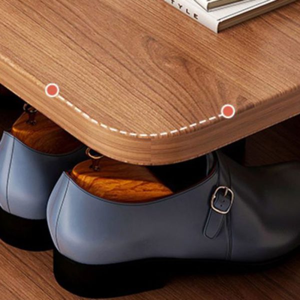 Modern Minimalist Rectangular Cylinder PVC Wood Shoe Storage 6/7 Tier For Entryways - Image 10