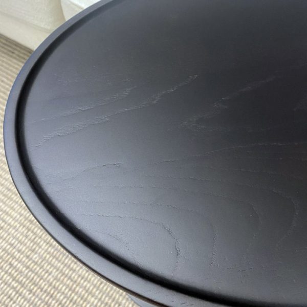 Modern Minimalist Oval Solid Wood End Table For Living Room - Image 5