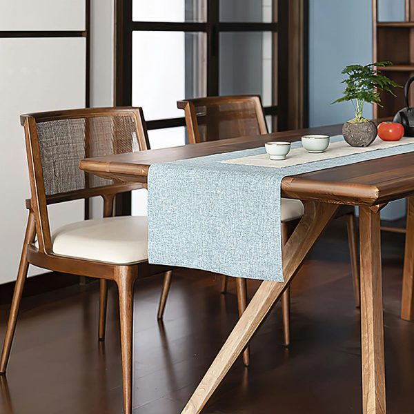 Traditional Chinese Square Wood Weaving Leather Dining Chair Four Legs Backrest Armrest For Dining Room - Image 3