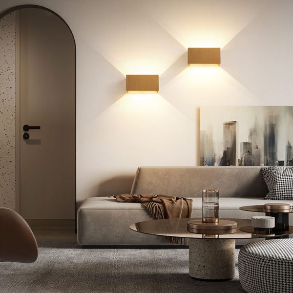 Nordic Minimalist Aluminum Square Flat Adjustable Beam LED Reading Wall Sconce Lamp - Image 23