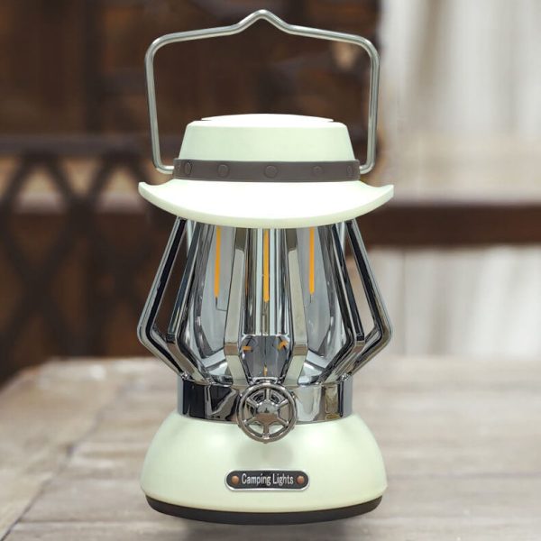 Modern Handheld Metal Texture Camping LED Outdoor Light - Image 7
