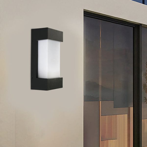 Modern Simple Square Acrylic Outdoor Waterproof LED Wall Sconce Lamp - Image 13