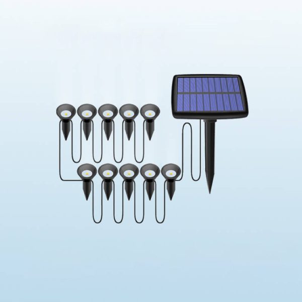 Industrial Outdoor Solar Waterproof LED Lawn Landscape Light - Image 11