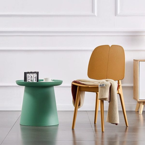 Modern Minimalist Square Frame PP Plastic Dining Chair Backrest For Dining Room - Image 11