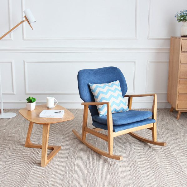 Traditional Vintage Wood V-Shape Base End Table For Living Room - Image 3