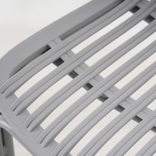 Modern Minimalist Square Cushion Plastic Metal Dining Chair Backrest For Dining Room - Image 7