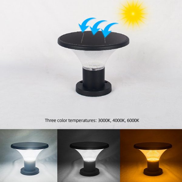 Modern Minimalist Waterproof Solar Round Square Ground Plug PC Aluminum LED Outdoor Light For Garden - Image 13