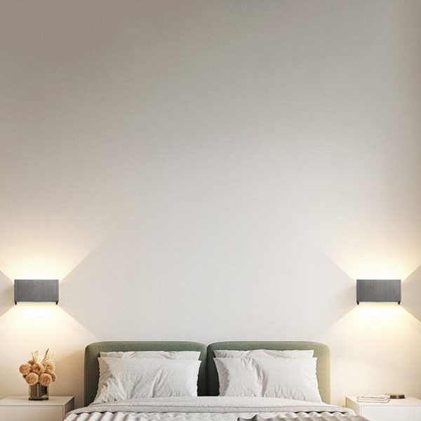 Nordic Minimalist Aluminum Square Flat Adjustable Beam LED Reading Wall Sconce Lamp - Image 22