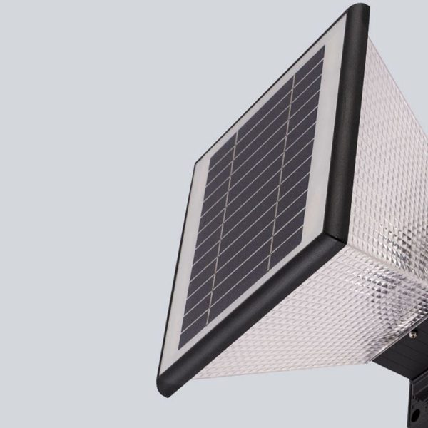 Modern Simplicity Solar Square Round Aluminum Acrylic LED Post Head Light For Garden - Image 7