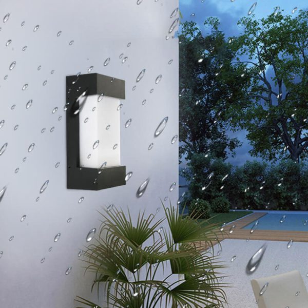 Modern Simple Square Acrylic Outdoor Waterproof LED Wall Sconce Lamp - Image 2
