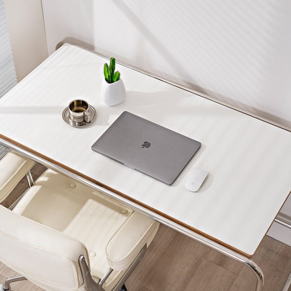 Modern Minimalist Rectangular MDF Stainless Steel Desks For Home Office - Image 8