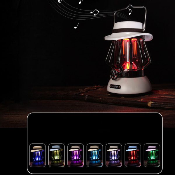 Modern Handheld Metal Texture Camping LED Outdoor Light - Image 11