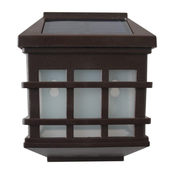 Courtyard Waterproof Window Pane LED Solar Wall Sconce Lamp Outdoor Light - Image 17