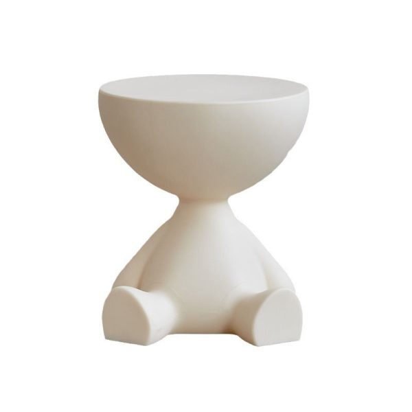 Modern Minimalist Small Flat Round PP End Table 1-Tier For Living Room - Image 20
