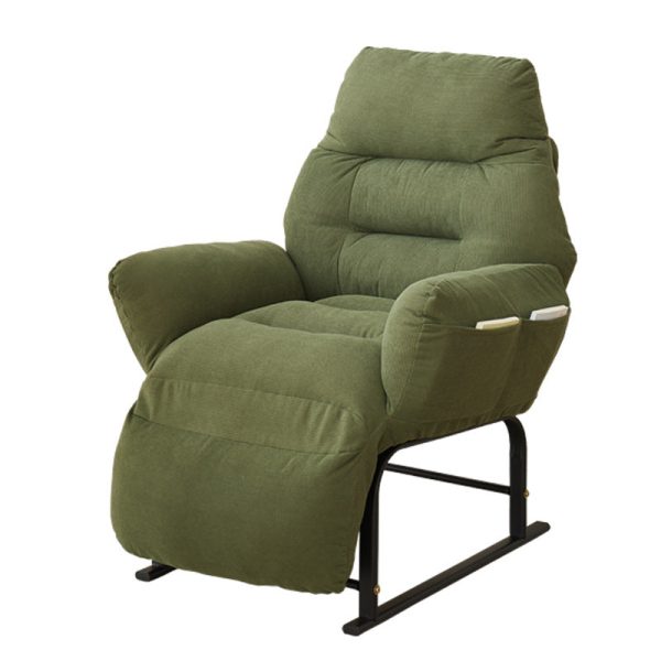 Modern Simplicity Corduroy Cotton Sponge Iron Carbon Steel Square Recliner Footrest Adjustable For Bedroom - Image 18