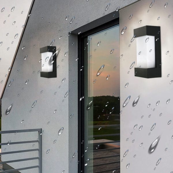 Modern Simple Square Acrylic Outdoor Waterproof LED Wall Sconce Lamp - Image 17