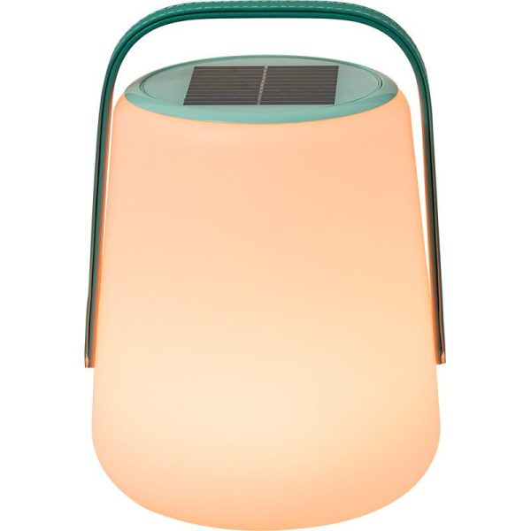 Modern Minimalist Solar Waterproof Leather PE Cylinder Striped Lantern Portable LED Landscape Lighting Outdoor Light For Outdoor Patio - Image 11