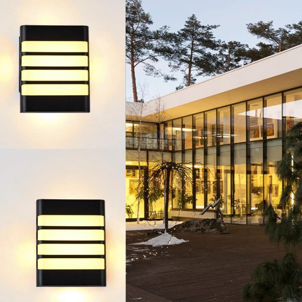 Modern Creative Waterproof LED Outdoor Wall Sconce Lamp - Image 2