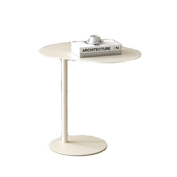 Modern Minimalist Geometric Round Iron End Table For Living Room - Image 18