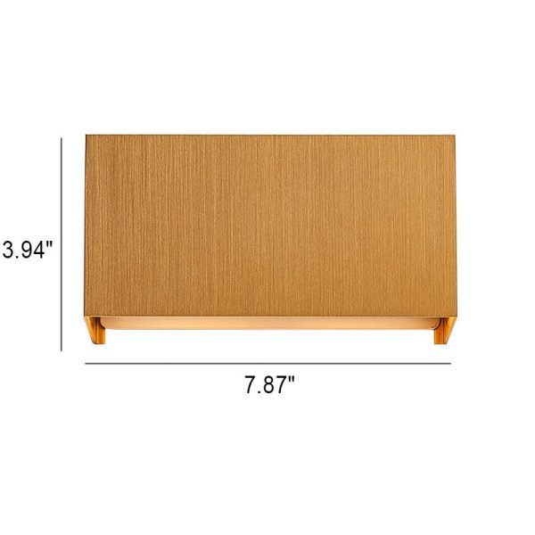 Nordic Minimalist Aluminum Square Flat Adjustable Beam LED Reading Wall Sconce Lamp - Image 6