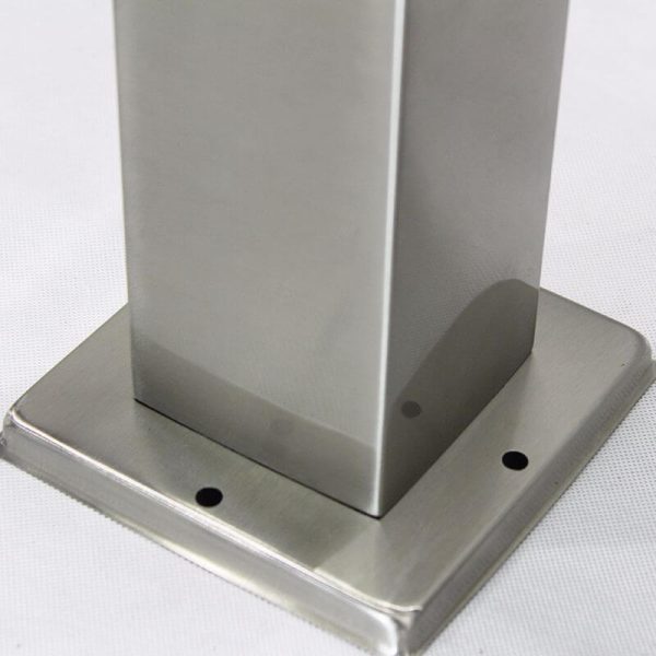 Modern Black White Rectangular Outdoor Patio 1-Light Landscape Lawn Light - Image 11