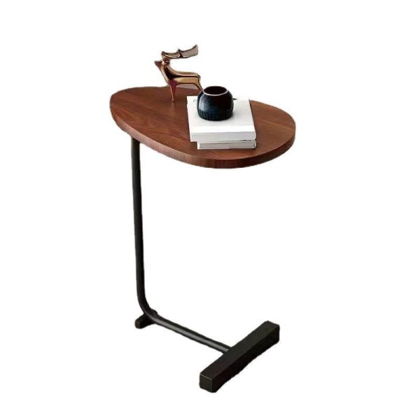 Contemporary Simplicity Water Drop Shape Iron Frame End Table For Living Room - Image 18