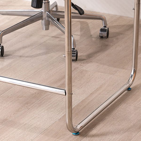 Modern Minimalist Rectangular MDF Stainless Steel Desks For Home Office - Image 7