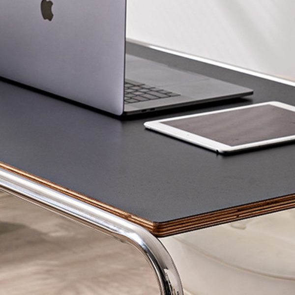 Modern Minimalist Rectangular MDF Stainless Steel Desks For Home Office - Image 10