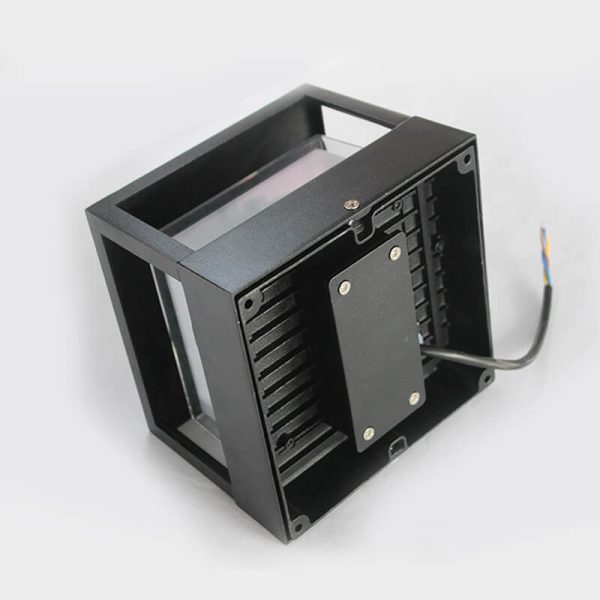 Simple Outdoor Square Aluminum Acrylic Waterproof LED Wall Sconce Lamp - Image 7