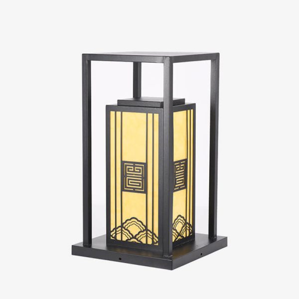 Modern Chinese Imitation Marble Square Column 1-Light  Waterproof Lawn Landscape Light - Image 11