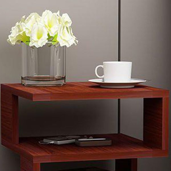 Contemporary Creative Square Cube Plate Side Table 3-Tier For Bedside - Image 7