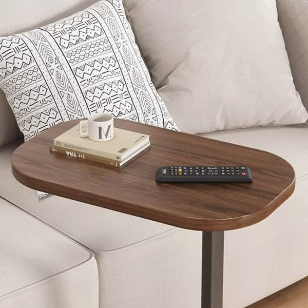 Modern Minimalist Rectangular PVC Artificial Panel End Table For Living Room - Image 21