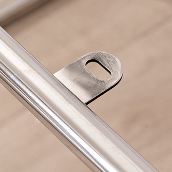 Modern Minimalist Rectangular MDF Stainless Steel Desks For Home Office - Image 6