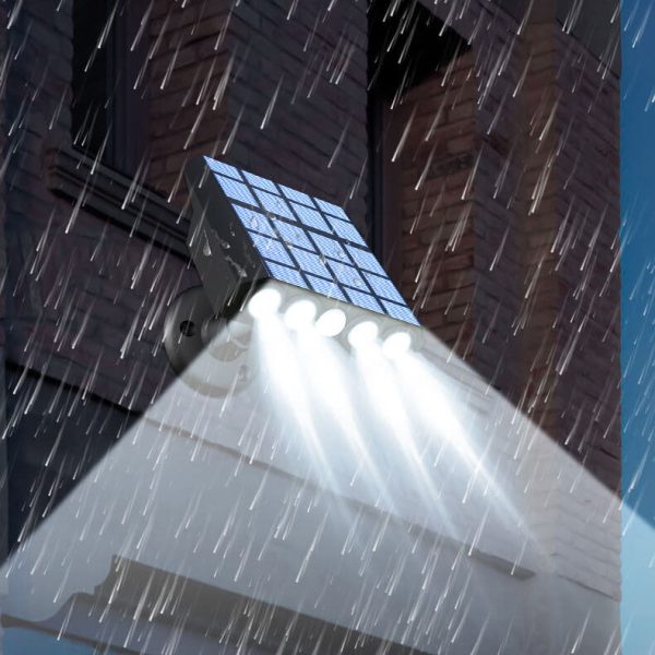 Modern Solar Human Sensor Waterproof Outdoor LED Wall Light - Image 5