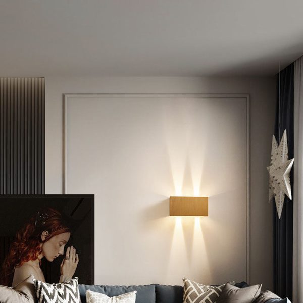 Nordic Minimalist Aluminum Square Flat Adjustable Beam LED Reading Wall Sconce Lamp - Image 21