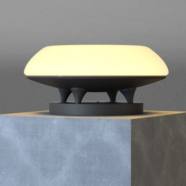 Modern Simplicity Solar Waterproof Stainless Steel PE Round Spaceship LED Landscape Lighting Outdoor Light For Outdoor Patio - Image 11